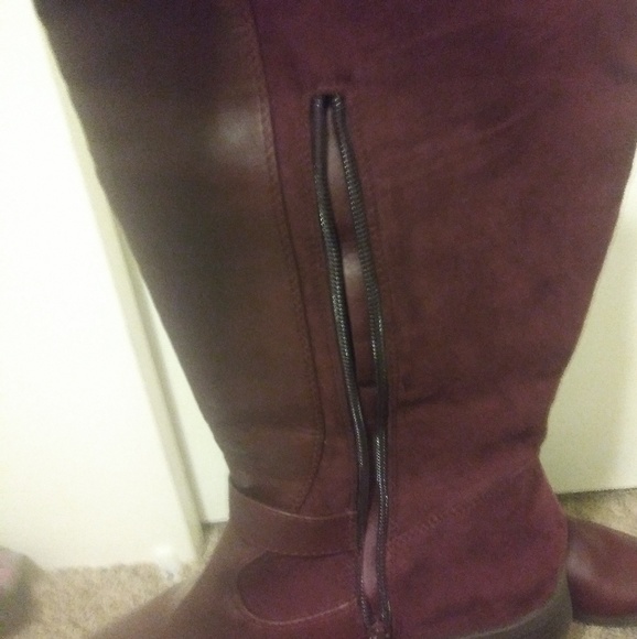 Burgundy Tall Boots - Picture 4 of 4